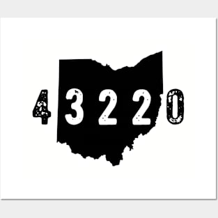 43220 Zip Code Upper Arlington Columbus Ohio Posters and Art